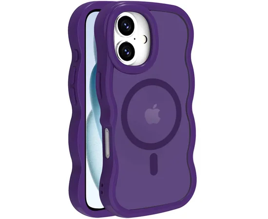Чохол TPU+PC Undine with MagSafe для Apple iPhone 16 (6.1") Purple