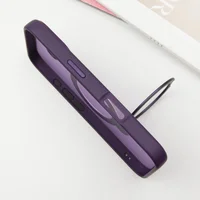 TPU+PC чехол Metal Buttons with MagSafe Colorful HQ Ring для Apple iPhone 16 (6.1") Purple