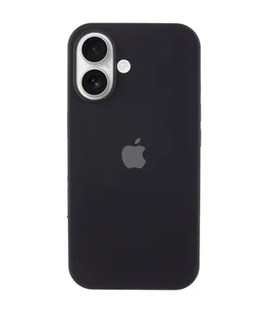 Чехол Silicone Case Full Protective (AA) для Apple iPhone 16 (6.1") Черный / Black