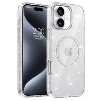 Чехол TPU Eclipse Sparkle (MagFit) для Apple iPhone 16 (6.1") Clear