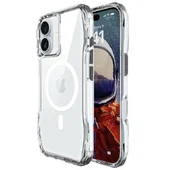Чехол TPU Space Octagon with MagSafe для Apple iPhone 16 (6.1") Clear