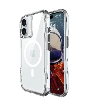 Чехол TPU Space Octagon with MagSafe для Apple iPhone 16 (6.1") Clear