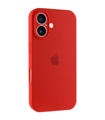 Чохол Silicone Case Full Camera Protective (AA) Apple iPhone 16 (6.1") Червоний / Red