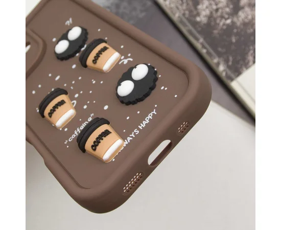 Чехол TPU Toys Case для Apple iPhone 16 (6.1") Brown / Always Happy