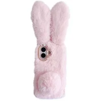 Чохол TPU Rabbit для Apple iPhone 16 (6.1") Pink
