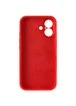 Чохол Silicone Case Full Camera Protective (AA) Apple iPhone 16 (6.1") Червоний / Red