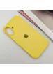 Чехол Silicone Case Full Protective (AA) для Apple iPhone 16 (6.1") Желтый / Yellow