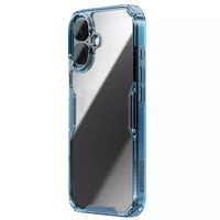 TPU чехол Nillkin Nature Pro Series для Apple iPhone 16 (6.1") Синий (прозрачный)