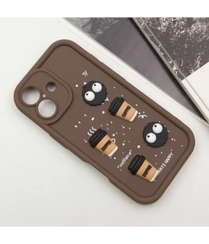 Чохол TPU Toys Case для Apple iPhone 16 (6.1") Brown / Always Happy