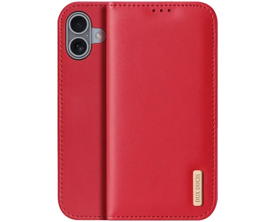 Чохол-книжка Dux Ducis Hivo для Apple iPhone 16 (6.1") Red