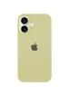Чохол Silicone Case Full Protective (AA) Apple iPhone 16 (6.1") Жовтий / Mellow Yellow