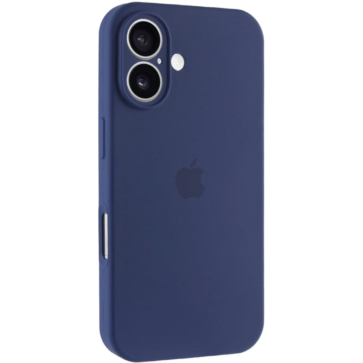Чехол Silicone Case Full Camera Protective (AA) для Apple iPhone 16 (6.1") Синий / Deep navy