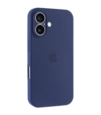 Чохол Silicone Case Full Camera Protective (AA) для Apple iPhone 16 (6.1") Синій / Deep navy