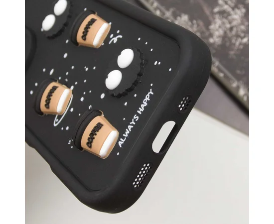 Чехол TPU Toys Case для Apple iPhone 16 (6.1") Black / Always Happy