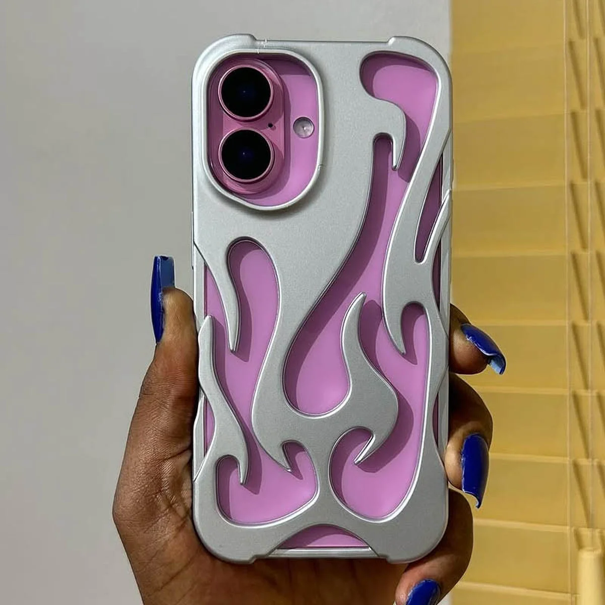 Чехол TPU WinFire для Apple iPhone 16 (6.1") Silver