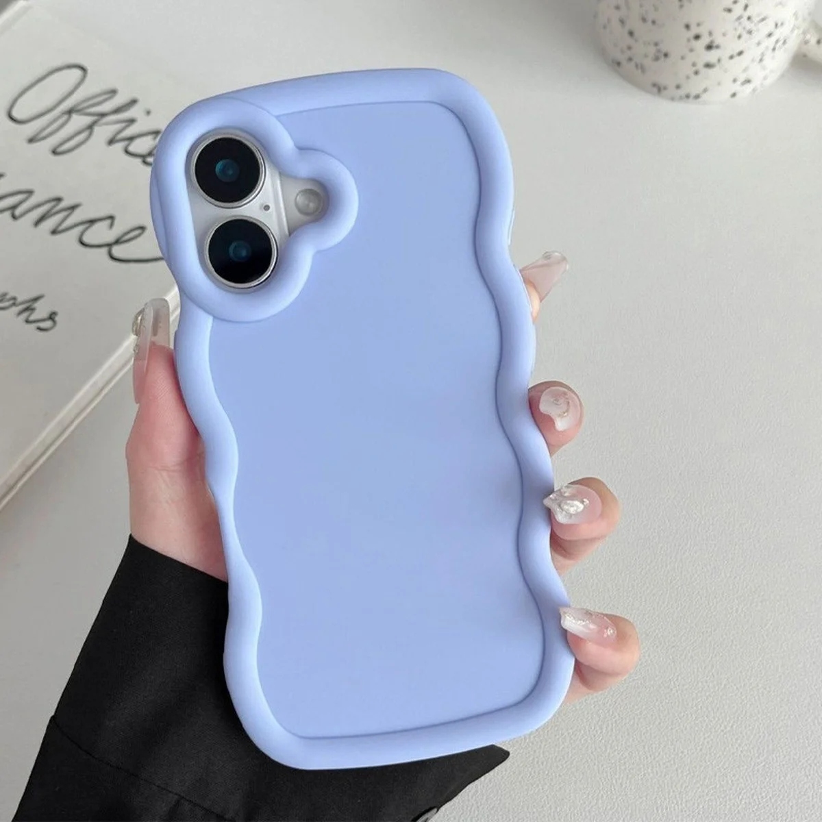 Чехол TPU Ripple для Apple iPhone 16 (6.1") Lilac Blue