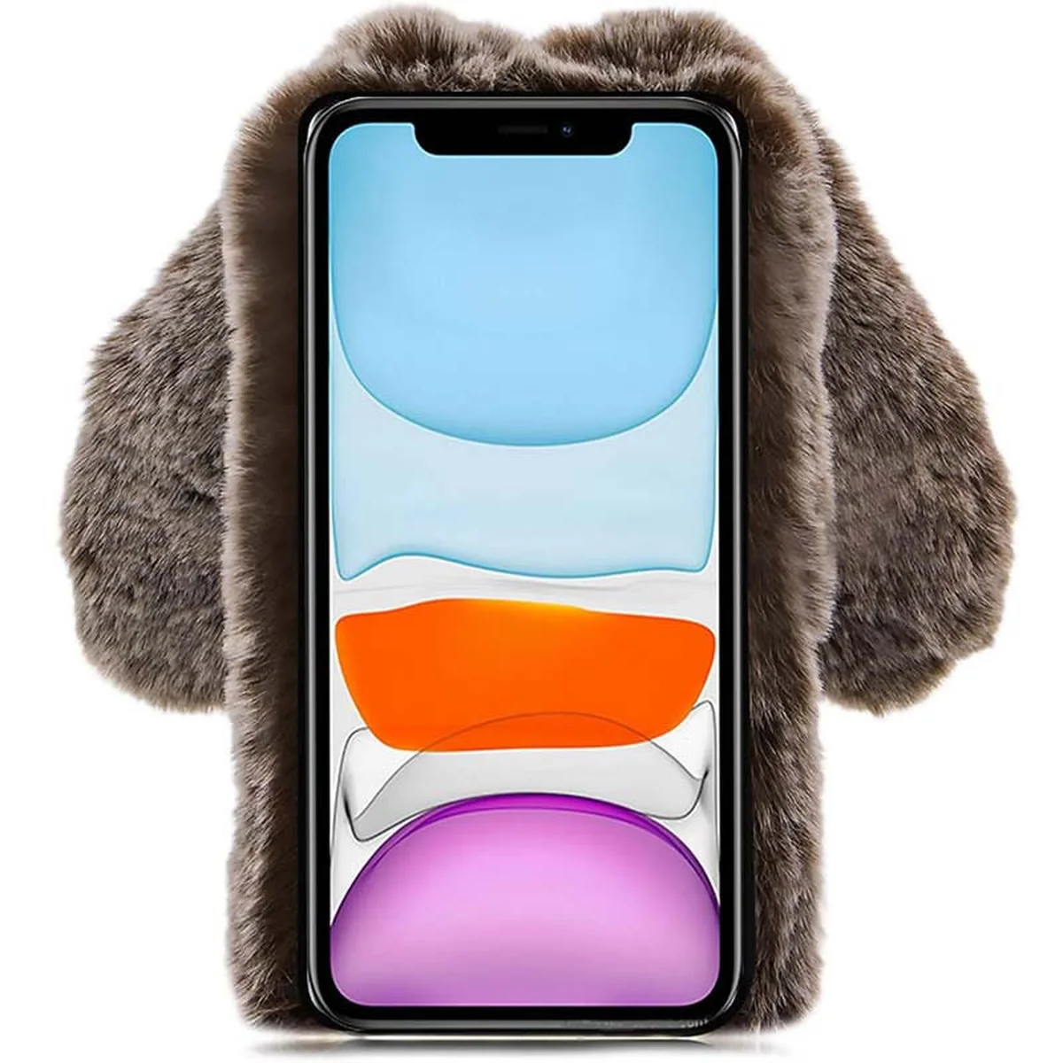 Чохол TPU Rabbit для Apple iPhone 16 (6.1") Brown