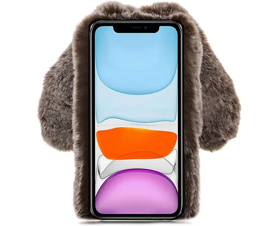 Чехол TPU Rabbit для Apple iPhone 16 (6.1") Brown