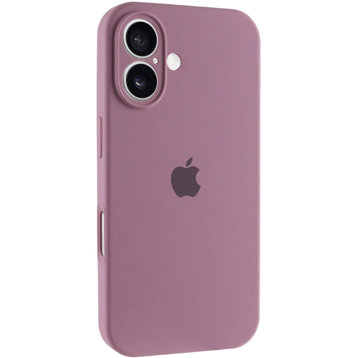 Чехол Silicone Case Full Camera Protective (AA) для Apple iPhone 16 (6.1") Лиловый / Lilac Pride