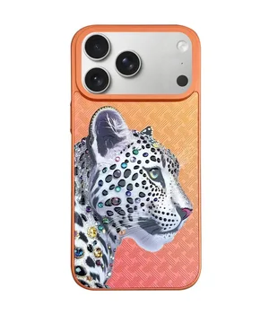 Чехол TPU+PC Crystal Hunt with MagSafe для Apple iPhone 16 (6.1") Orange