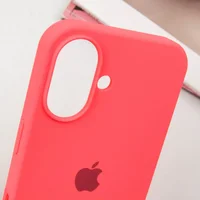 Чохол Silicone Case Full Protective (AA) для Apple iPhone 16 (6.1") Кавуновий / Watermelon red