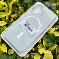 Кожаный чехол SnapCase with MagSafe для Apple iPhone 16 (6.1") Grey