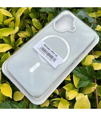 Шкіряний чохол SnapCase with MagSafe для Apple iPhone 16 (6.1") Grey