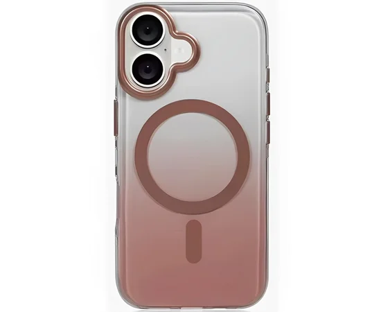 Чохол TPU+PC Shadow with MagSafe для Apple iPhone 16 (6.1") Rose Gold