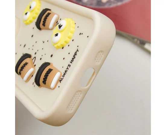 Чехол TPU Toys Case для Apple iPhone 16 (6.1") Sand / Always Happy