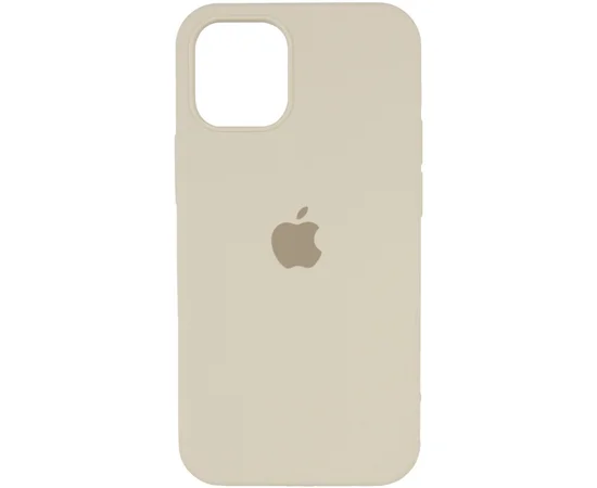 Чехол Silicone Case Full Protective (AA) для Apple iPhone 16 (6.1") Бежевый / Antigue White