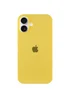 Чехол Silicone Case Full Protective (AA) для Apple iPhone 16 (6.1") Желтый / Yellow