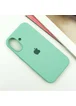 Чехол Silicone Case Full Protective (AA) для Apple iPhone 16 (6.1") Бирюзовый / Turquoise
