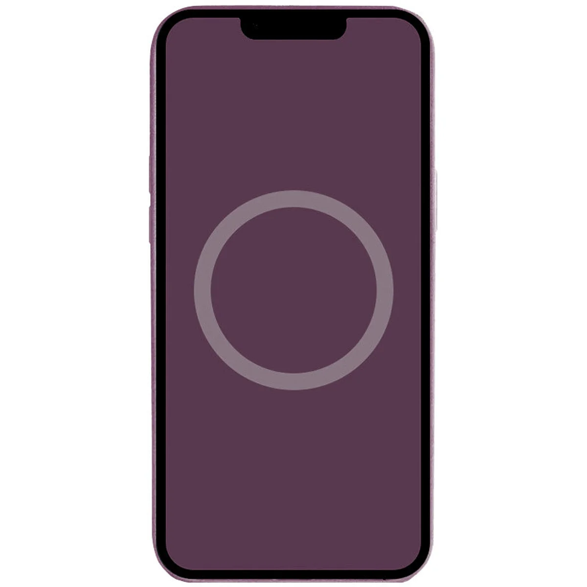 Чехол Silicone case (AAA) with Magsafe and Animation (button) для Apple iPhone 16 (6.1") Plum