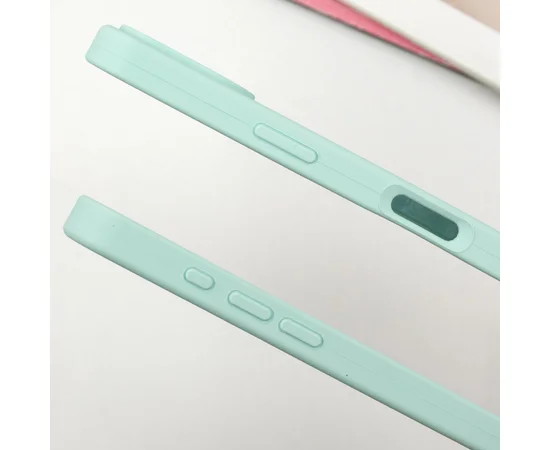 Чехол Silicone Case Full Protective (AA) для Apple iPhone 16 (6.1") Бирюзовый / Turquoise