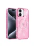 Чохол TPU Eclipse Sparkle (MagFit) для Apple iPhone 16 (6.1") Pink