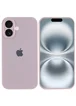 Чехол Silicone Case Full Camera Protective (AA) для Apple iPhone 16 (6.1") Розовый / Chalk Pink