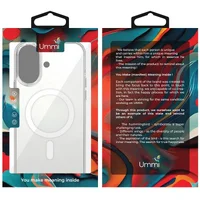 Чехол Ummi transparent with MagSafe для Apple iPhone 16 (6.1") Clear