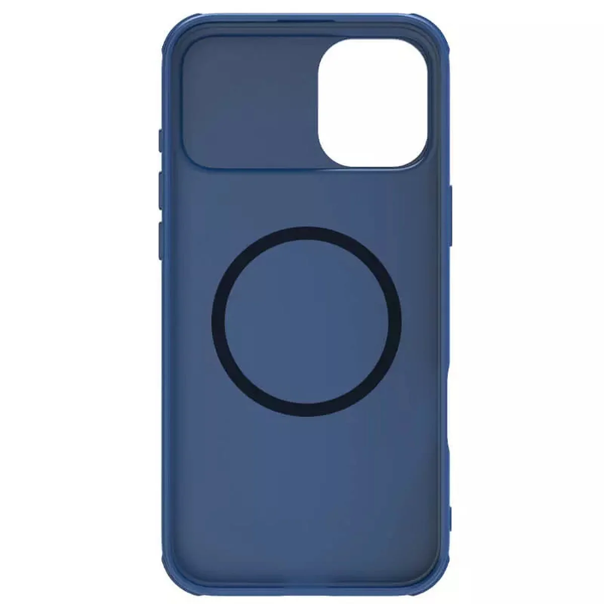 Карбоновая накладка Nillkin CamShield Pro Magnetic для Apple iPhone 16 (6.1") Blue