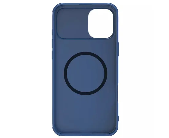 Карбонова накладка Nillkin CamShield Pro Magnetic для Apple iPhone 16 (6.1") Blue