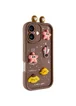 Чехол TPU Toys Case with Ears для Apple iPhone 16 (6.1") Brown