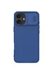 Карбонова накладка Nillkin CamShield Pro Magnetic для Apple iPhone 16 (6.1") Blue