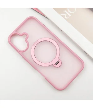 Чехол Ummi Colorful with MagSafe HQ Ring для Apple iPhone 16 (6.1") Pink