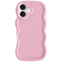 Чехол TPU Ripple для Apple iPhone 16 (6.1") Pink