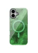Чехол TPU Shiny Mountain (MagFit) для Apple iPhone 16 (6.1") Green
