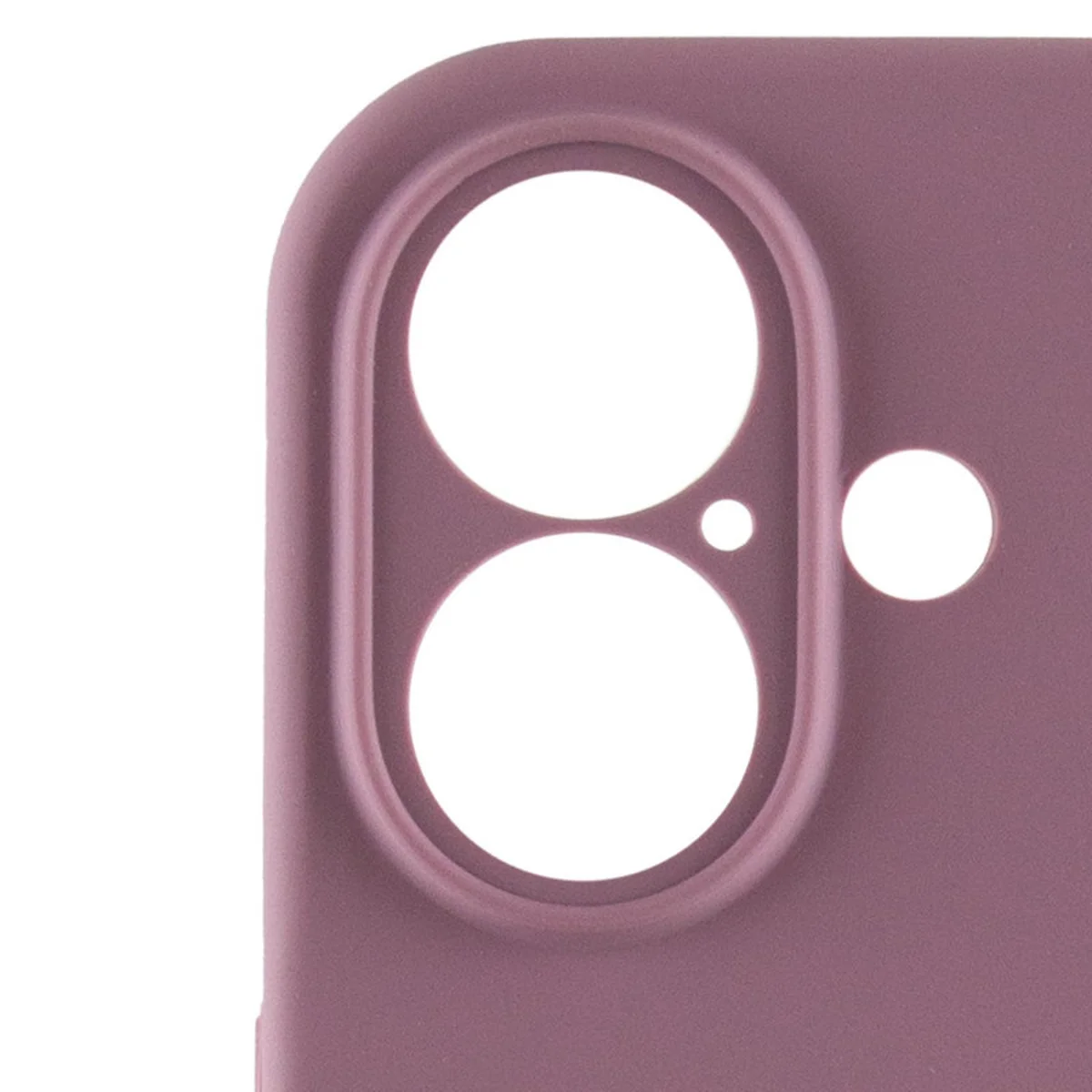 Чехол Silicone Case Full Camera Protective (AA) для Apple iPhone 16 (6.1") Лиловый / Lilac Pride