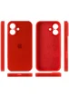 Чохол Silicone Case Full Camera Protective (AA) Apple iPhone 16 (6.1") Червоний / Red