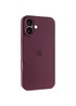 Чохол Silicone Case Full Camera Protective (AA) для Apple iPhone 16 (6.1") Бордовий / Plum