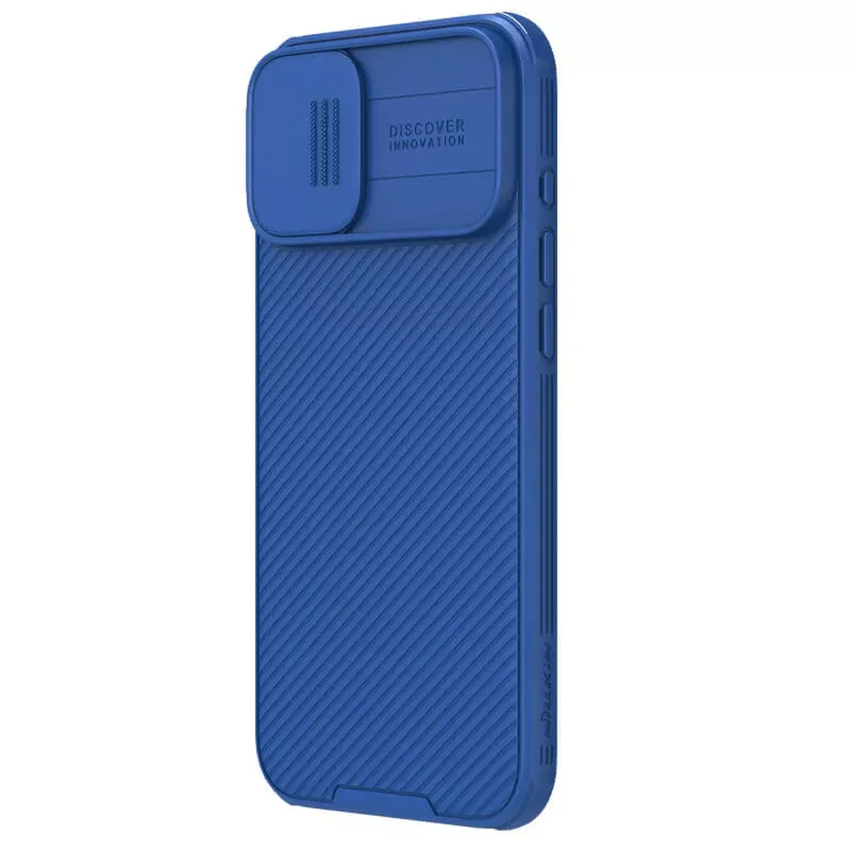 Карбоновая накладка Nillkin CamShield Pro для Apple iPhone 16 (6.1") Blue
