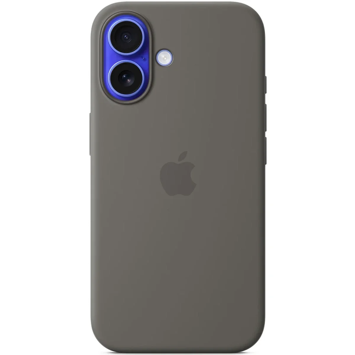 Чохол Silicone case (AAA) full with Magsafe and Animation для Apple iPhone 16 (6.1") Stone Grey