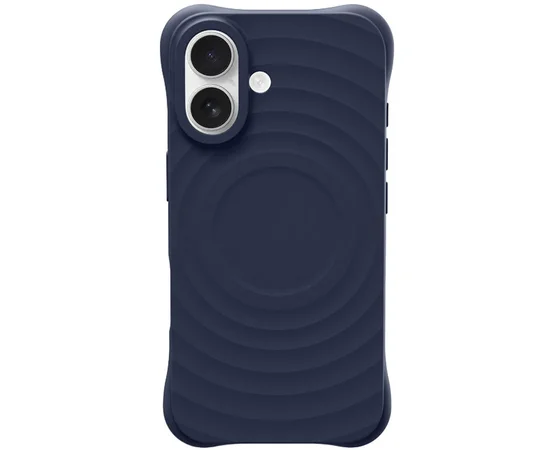 Чехол TPU Orbit with MagSafe для Apple iPhone 16 (6.1") Dark Blue